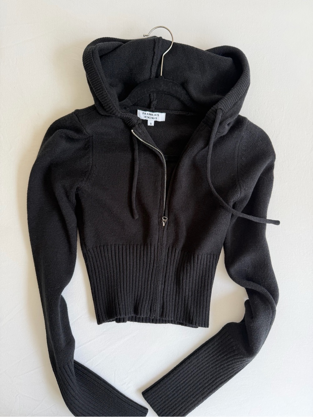 FRANKIES BIKINIS CLOUD KNIT ZIP UP